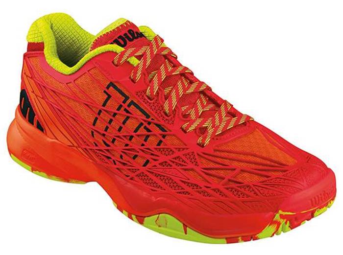 Wilson Kaos Red/Solar Lime Tennis-Men Wilson Kaos Red/Solar Lime Tennis-Men